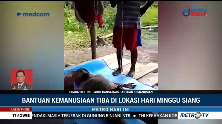 Warga Suku Mausu Ane yang Sakit Jalani Perawatan