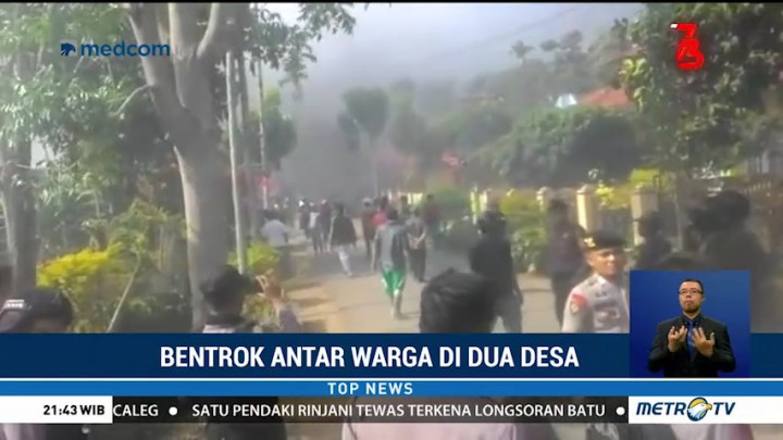 Bentrokan di Jambi, 9 Rumah dan Belasan Motor Terbakar