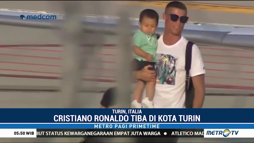 Ronaldo Jalani Latihan Perdana Bersama Juventus