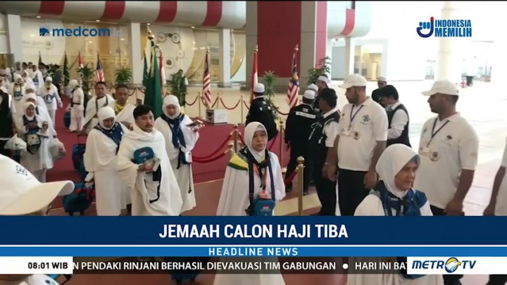 Jemaah Haji Coba Jalur Cepat di Bandara Jeddah