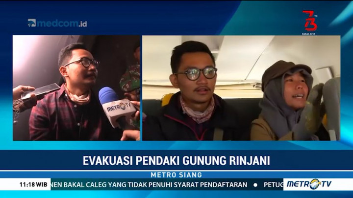 Cerita Pendaki Rinjani Saat Terjebak di Segara Anak