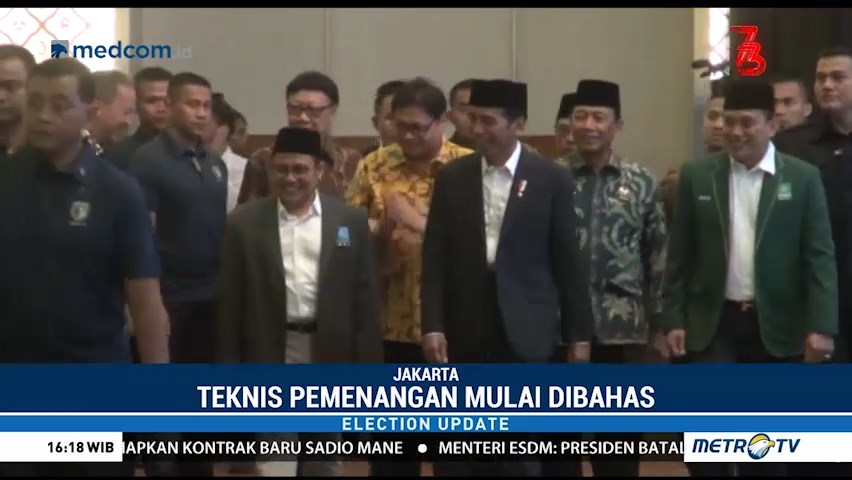 Seluruh Sekjen Parpol Pro Jokowi Berkumpul