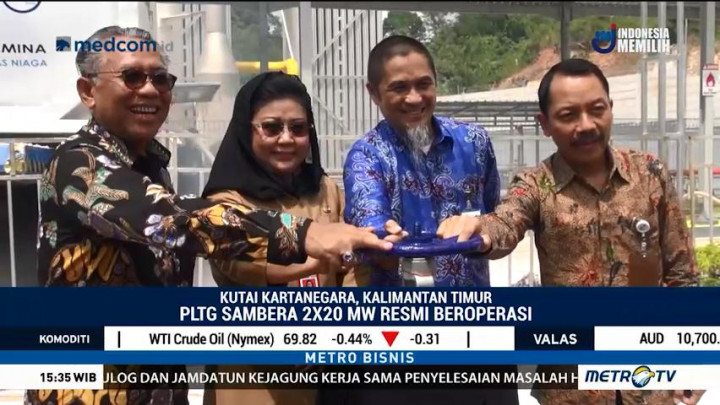 PLTG Sambera Resmi Beroperasi