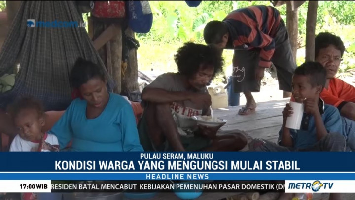 Suku Mausu Ane Menempati Tenda dari Pemerintah