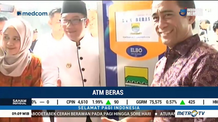 Pemkot Bandung Luncurkan ATM Beras
