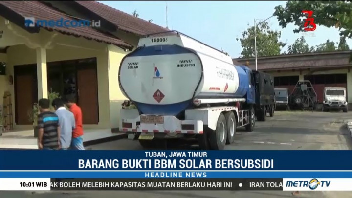 TNI AL Sita 13 Ton BBM Ilegal di Tuban