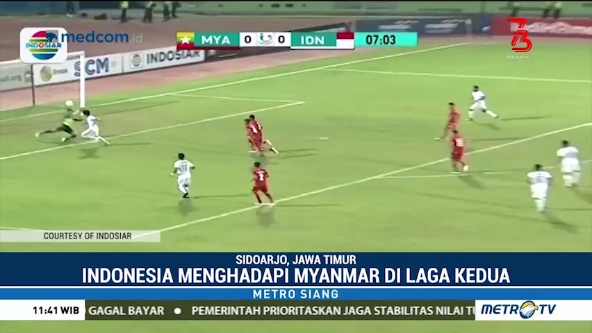 Dua Gol Bagus Kahfi Bawa Timnas Indonesia U-16 Menang atas Myanmar