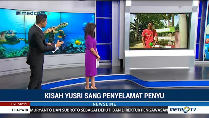 Kisah Yusri Sang Penyelamat Penyu