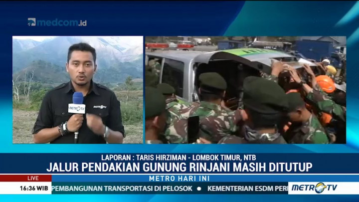 Jalur Pendakian Gunung Rinjani Masih Ditutup
