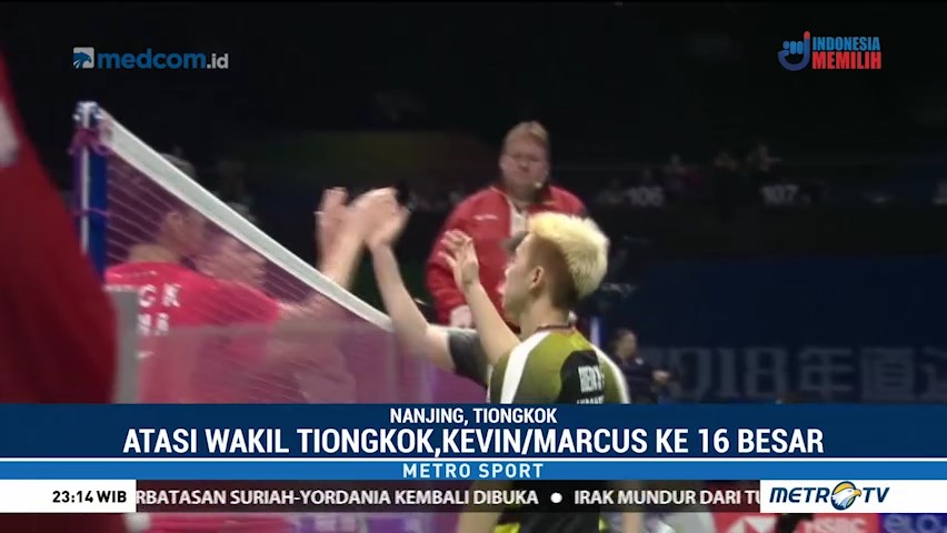 Kevin/Marcus Lolos ke 16 Besar Kejuaraan Dunia 2018