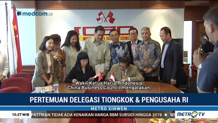 Delegasi Tiongkok Bertemu Pengusaha RI