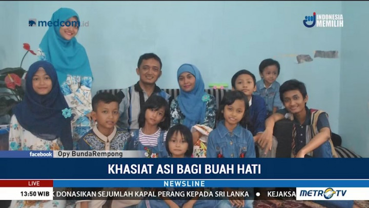 Cerita Ibu ASI bagi Sembilan Buah Hati