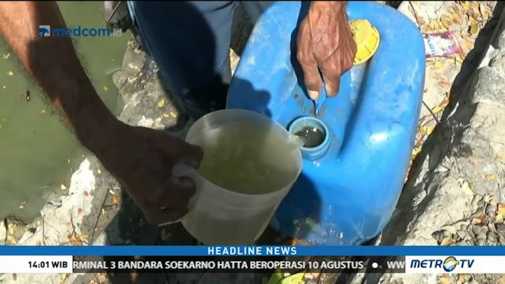 Kekeringan, Warga Demak Gunakan Air Tak Layak Pakai