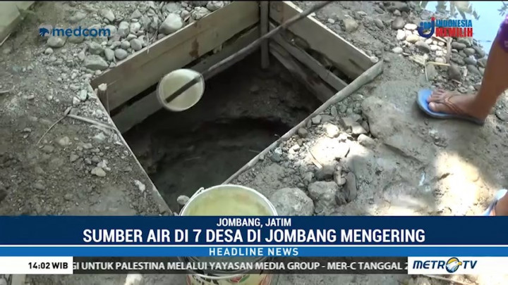 Tujuh Desa di Jombang Alami Kekeringan