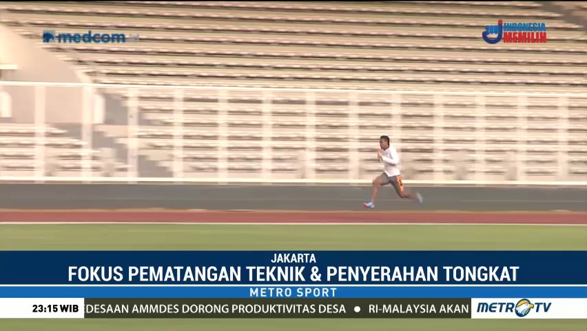 Tim Lari Estafet Putra Matangkan Teknik