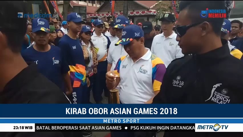 Obor Asian Games Dibawa ke Jambi Besok