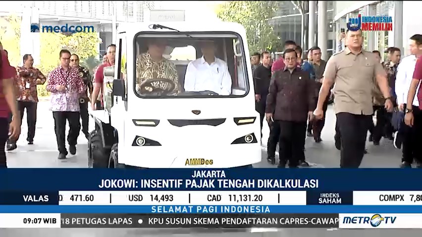 Jokowi Kaji Insentif Pajak untuk Mobil Listrik