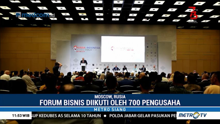 700 Pengusaha Ikuti Forum Bisnis Indonesia-Rusia