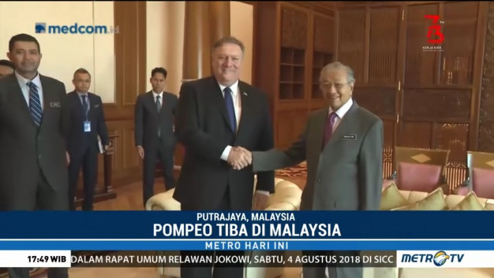 Menlu AS Temui PM Mahathir di Malaysia