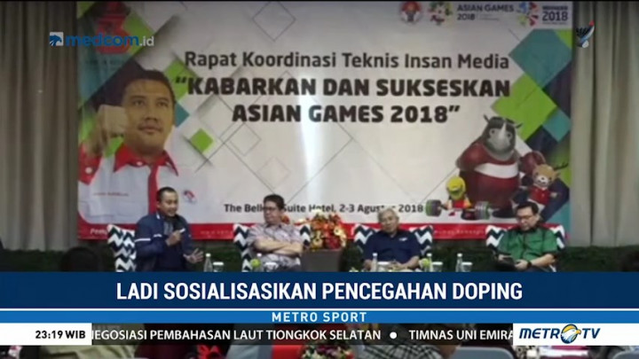 LADI: Atlet Indonesia Bebas Doping di Asian Games