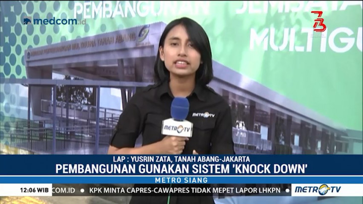 Skybridge Tanah Abang Ditargetkan Rampung Oktober 2018