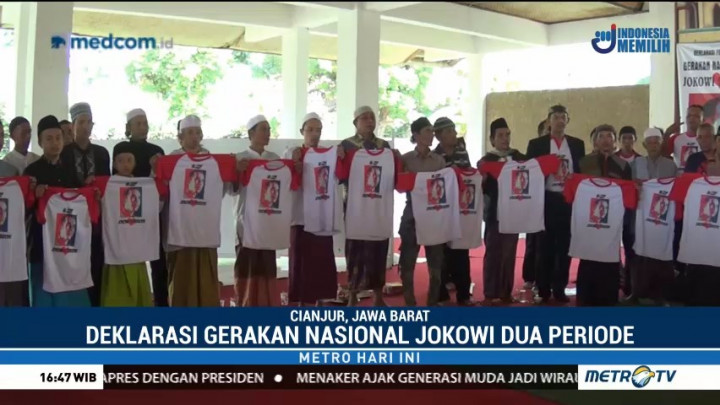 Dukungan Jokowi Dua Periode Muncul di Berbagai Daerah