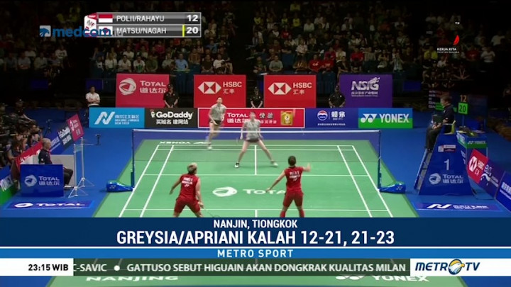 Greysia/Apriyani Gagal Melaju ke Semifinal Kejuaraan Dunia