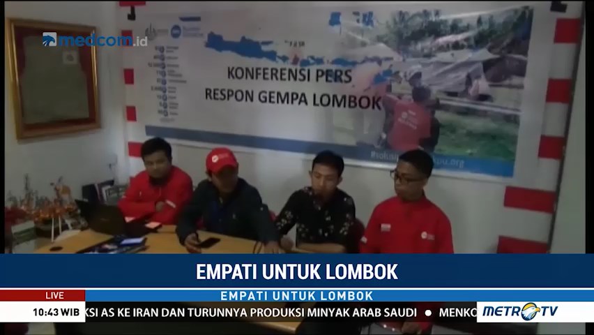 Relawan Kemanusiaan dari Makassar Berangkat ke Lombok