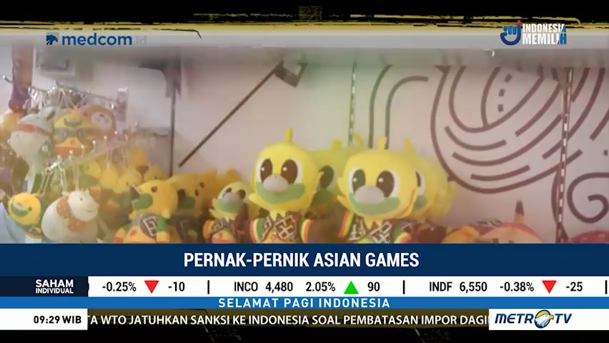 Berburu Pernak-pernik Asian Games 2018