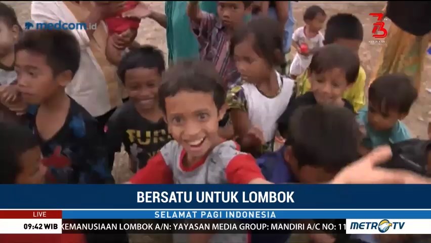 Pemulihan Trauma untuk Korban Gempa Lombok