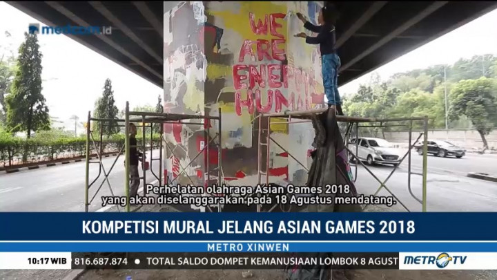 Kompetisi Mural Jelang Asian Games 2018