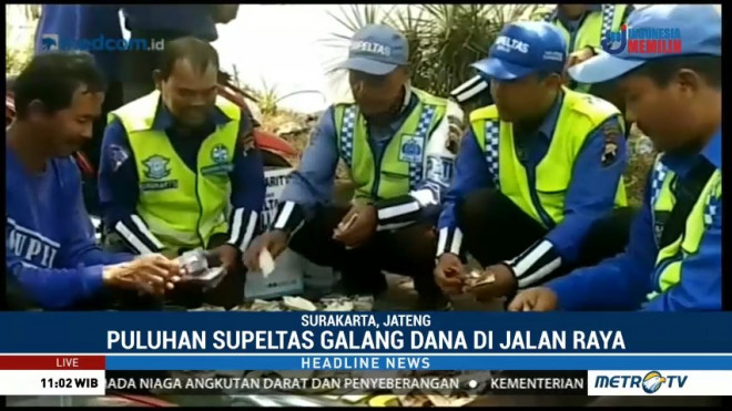 Puluhan Supeltas Galang Dana untuk Korban Gempa Lombok
