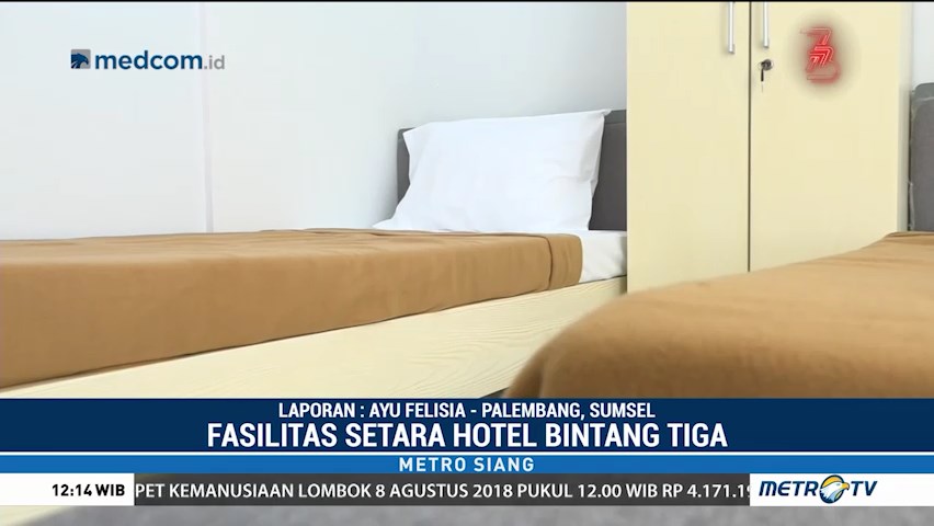 Mengintip Fasilitas Wisma Atlet Jakabaring