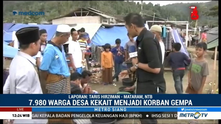 Warga Lombok Barat Kurang Bantuan Logistik