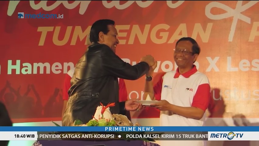 Diberi Potongan Tumpeng, Mahfud MD Dapat Restu dari Sultan?