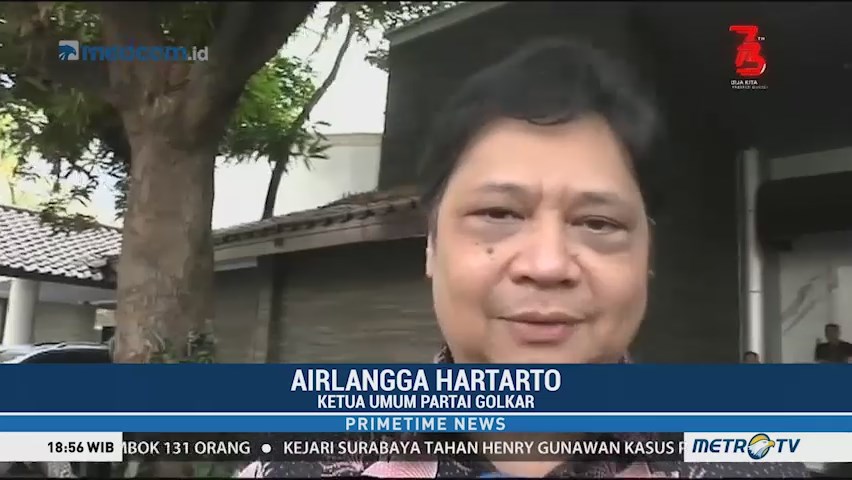 Airlangga Enggan Jawab Nama Cawapres Jokowi