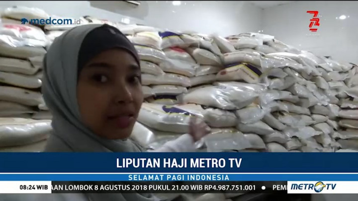 Mengintip Gudang Penyimpanan Bahan Makanan untuk Calon Haji