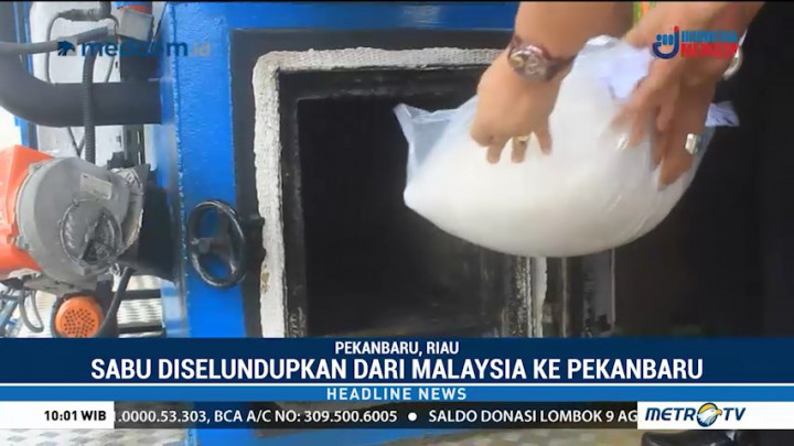 BNN Riau Musnahkan 10 Kg Sabu