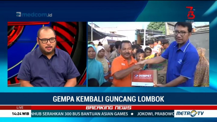 Media Group Berterima Kasih atas Donasi Masyarakat untuk Lombok