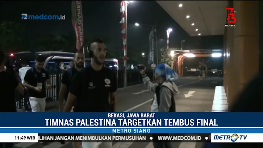 Tim Sepak Bola Palestina Targetkan Tembus Final Asian Games