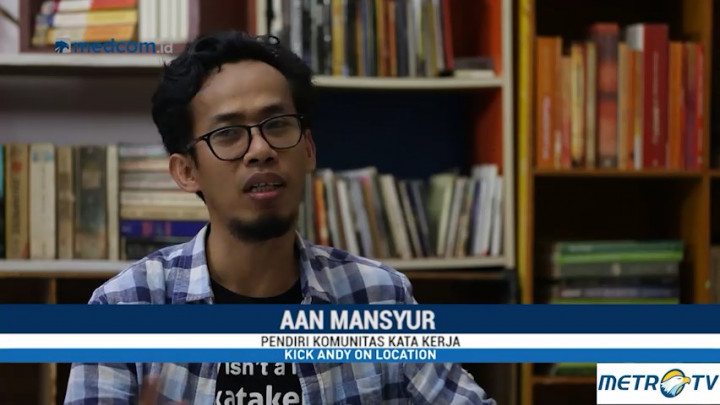 Aan Mansyur: Buku Menyelamatkan Masa Kecil Saya