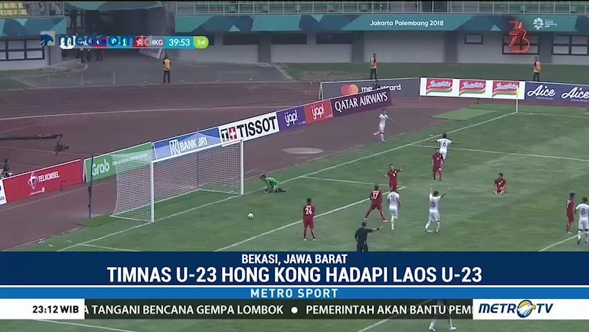Asian Games 2018, Hong Kong Bungkam Laos 3-1
