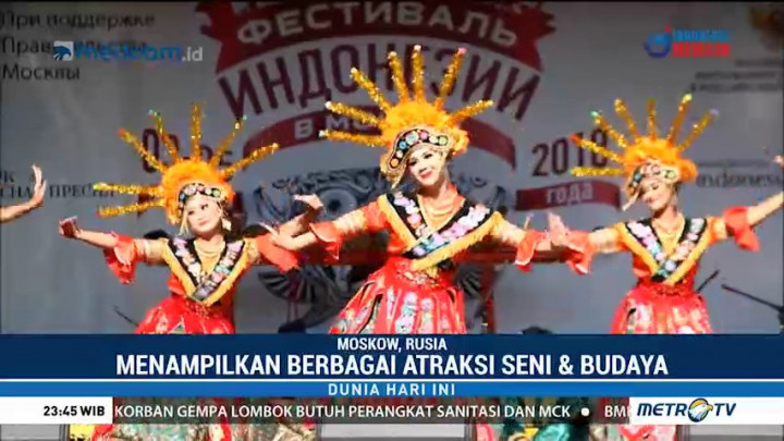 Warga Moskow Antusias Kunjungi Festival Indonesia