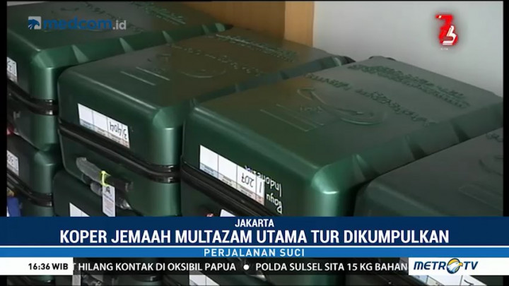Jelang Keberangkatan, Koper Jemaah Multazam Utama Tur Dikumpulkan