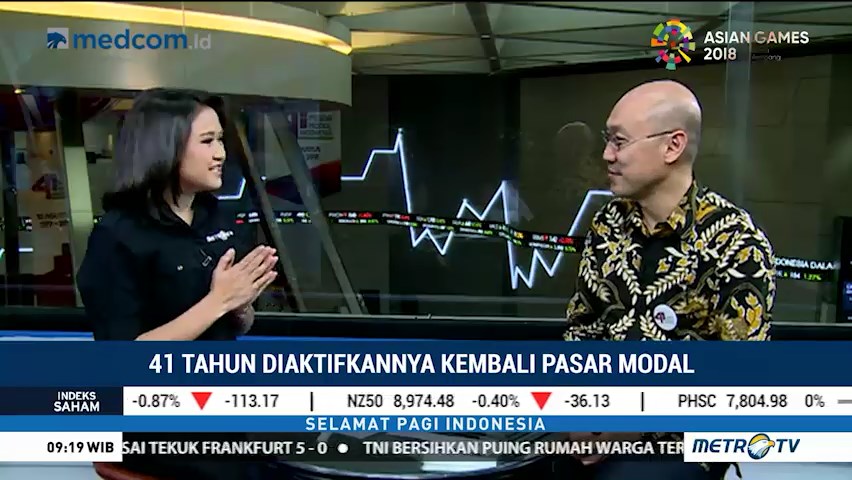 Peringatan 41 Tahun Diaktifkannya Kembali Pasar Modal