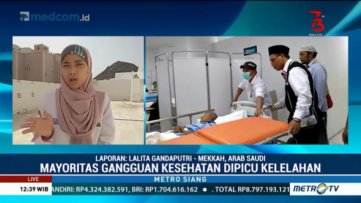 238 Calon Haji Dirawat di KKHI Mekkah, Mayoritas Kelelahan