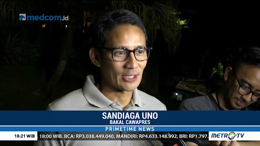 Sandiaga Tanggapi Cuitan Andi Arief