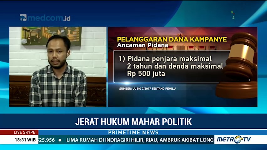 Jerat Hukum Mahar Politik