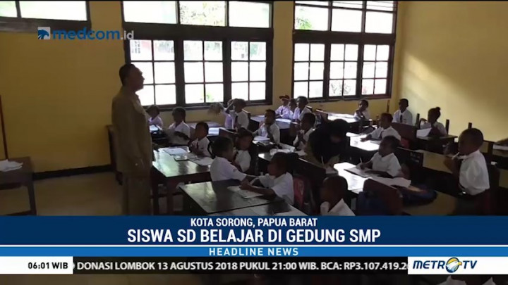 Sekolah Disegel, Siswa di Sorong Menumpang di Gedung Sekolah Lain