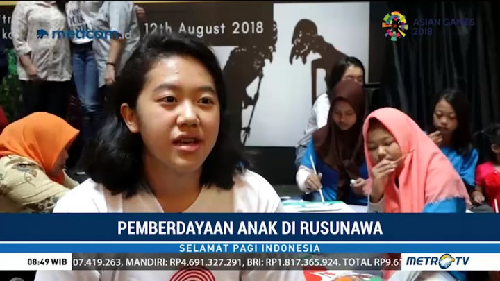 Kisah Inspiratif, Pemberdayaan Anak-anak Rusunawa Lewat Seni Lukis